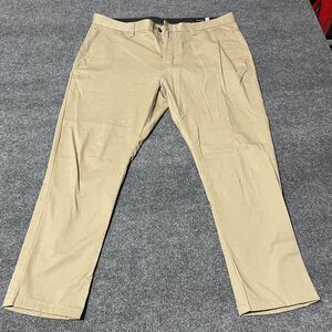 Volcom Pants Mens 40 Khaki Chino Classic Straight Fit Casual Skate Embroidered